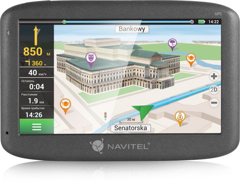 Портативные навигаторы NAVITEL E500+
